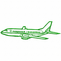 Airplanes Embroidery Design 10